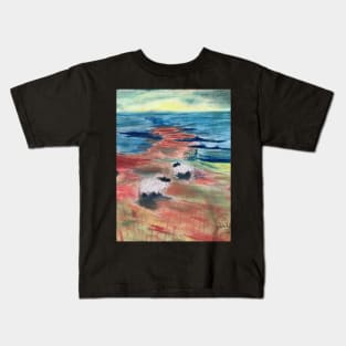 Sheep on the Shore Kids T-Shirt